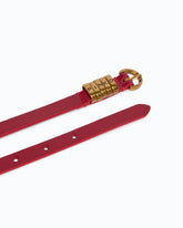 Gürtel mit PINKO-Logo als Lettering 1,2 cm - Rot | Pinko