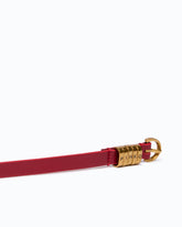 Gürtel mit PINKO-Logo als Lettering 1,2 cm - Rot | Pinko