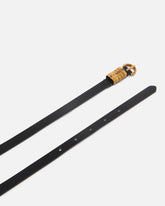 1.2-cm belt with PINKO lettering logo - | Pinko