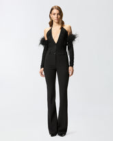 Bodysuit with feathers - | Pinko