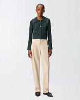 Short knit jacket - | Pinko