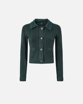 Short knit jacket - | Pinko