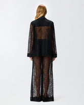 Lace and satin jacket - | Pinko