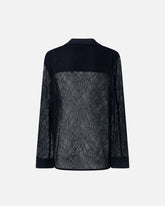 Lace and satin jacket - | Pinko