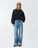 Sweatshirt with Love Birds embroidery - | Pinko