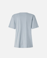 T-shirt with Love Birds jewel detail - Light Blue | Pinko