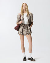 T-shirt with Love Birds jewel detail - | Pinko