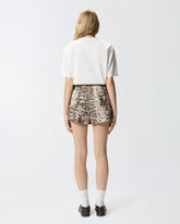 T-shirt with Love Birds jewel detail - White | Pinko