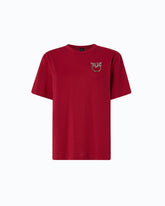 T-shirt with Love Birds jewel detail - | Pinko