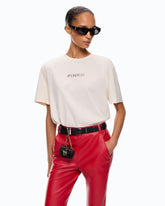 Too Glam To Give A Damn T-shirt with rhinestones - | Pinko
