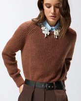 Boat-neck sweater - | Pinko