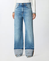 Wide-Leg-Jeans aus Vintage-Denim - | Pinko