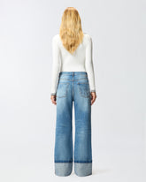 Wide-Leg-Jeans aus Vintage-Denim - | Pinko
