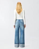 Wide-Leg-Jeans aus Vintage-Denim - | Pinko
