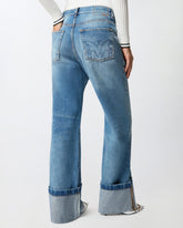 Wide-Leg-Jeans aus Vintage-Denim - | Pinko