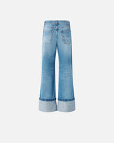 Wide-Leg-Jeans aus Vintage-Denim - | Pinko