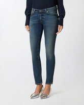 High-waisted skinny jeans - | Pinko