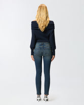 High-waisted skinny jeans - | Pinko