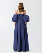 Crop top with puff sleeves - | Pinko