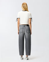 Cropped-T-Shirt Love Birds - | Pinko