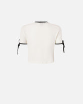 Cropped-T-Shirt Love Birds - | Pinko