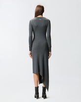Flat rib-knit dress - | Pinko
