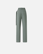 Wide-leg wrap trousers - | Pinko