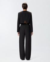 Wide-leg wrap trousers - | Pinko