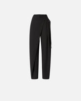 Wide-leg wrap trousers - | Pinko