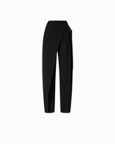 Wide-leg wrap trousers - | Pinko