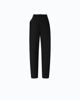 Wide-leg wrap trousers - | Pinko