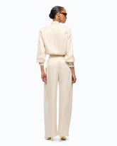 Carrot-fit wrap trousers - | Pinko