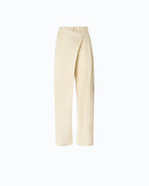 Carrot-fit wrap trousers - | Pinko