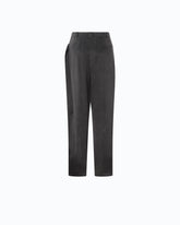Carrot-fit wrap trousers - | Pinko
