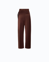 Satin wrap trousers - | Pinko