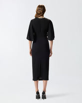 Kleid mit Schmuckdetails - | Pinko