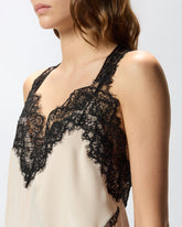 Lace lingerie top - | Pinko
