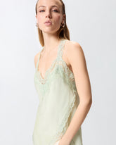 Slip-Top mit Spitze - | Pinko