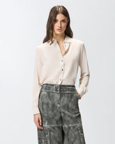 Sand-wash silk shirt - | Pinko