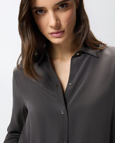 Sand-wash silk shirt - | Pinko