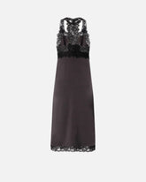 Silk and lace lingerie dress - | Pinko