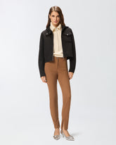 Skinny trousers with adjustable hem - | Pinko