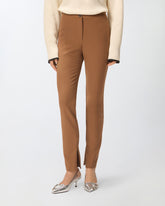 Skinny trousers with adjustable hem - | Pinko