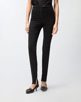 Long trousers with sheer inserts - | Pinko