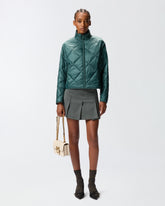Quilted technical canvas jacket - | Pinko