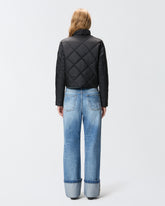 Quilted technical canvas jacket - | Pinko