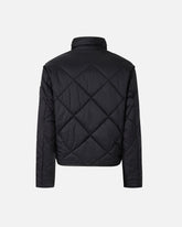 Quilted technical canvas jacket - | Pinko