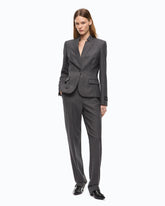 Tailored wool-blend jacket - | Pinko