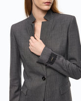 Tailored wool-blend jacket - | Pinko