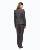Tailored wool-blend jacket - | Pinko